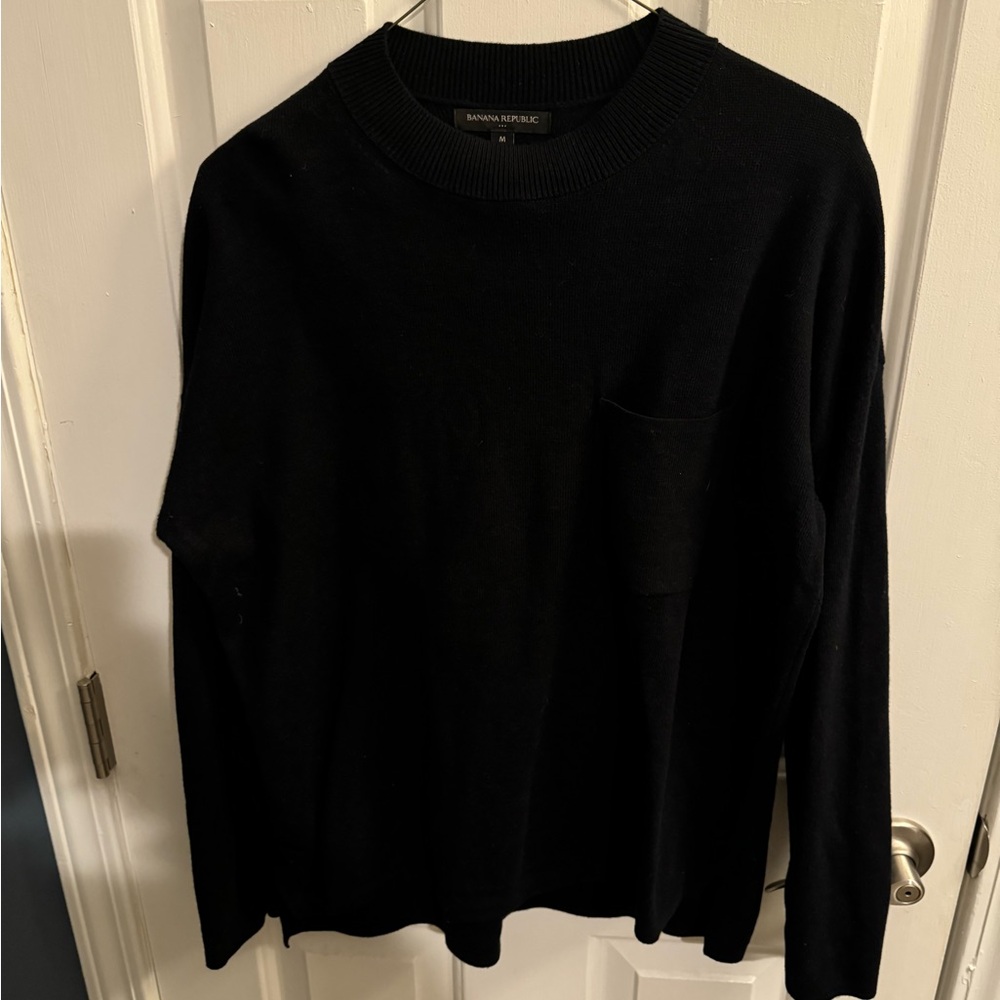 Banana Republic Black Sweater Sz M